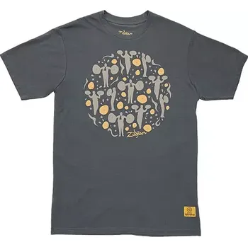 ZILDJIAN 400th Anniversary T-shirt (L) Gray