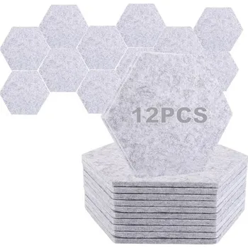 Kosmetika pro kočku JMIATRY 12 kusů akustických panelů, 30x26CM akustický panel, samolepící akustické panely pro