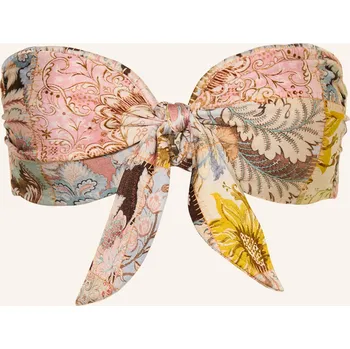 Podprsenka Zimmermann Dámské Bandeau Bikiny Daylight, růžová / béžová /...
