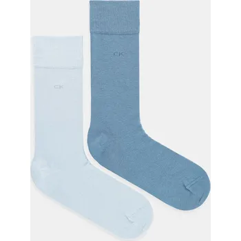 Pánské ponožky Ponožky Calvin Klein 2-pack 701218631.NOS modrá 55A, vel. 39/42