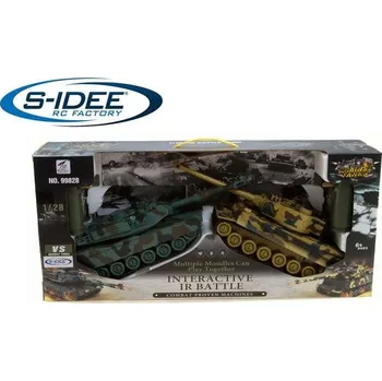 RC model tanku s-Idee RC sada bojujících tanků German Tiger I a M1A2 1:28 (DOPRAVA ZDARMA)