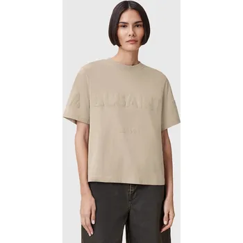Pánské tričko Bavlněné tričko AllSaints LISA W211JA béžová 80X, vel. L