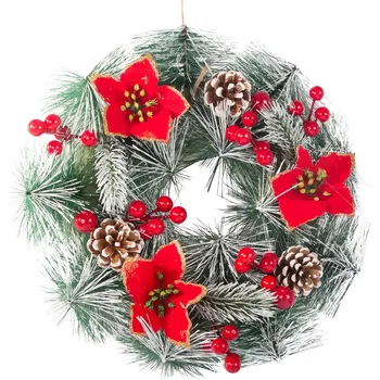 Věnec Verk 26191 vánoční věnec s ozdobami 20 cm