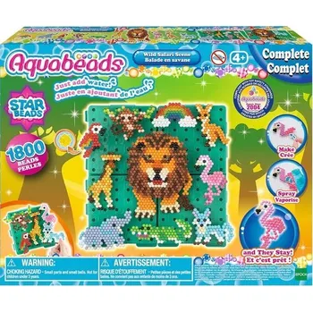 Aquabeads- Safari Salvaje, barevné barevné (EPOCH 31968)