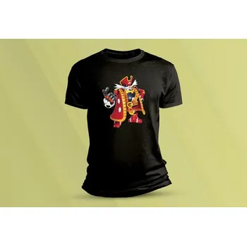 Chlapecké tričko Dětské bavlněné tričko Captain Whisker. Černá velikost 140