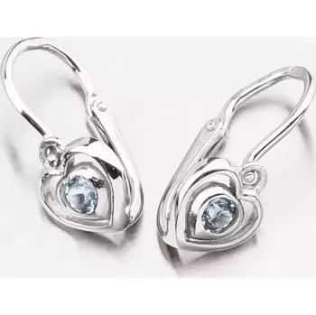 Náušnice Dětské náušničky bílé zlato 585 zirkon 52DN-2752BSM