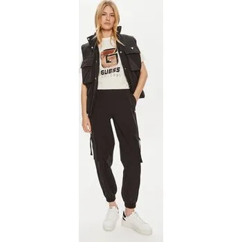 Pánská móda Guess T-Shirt Ines V4YI07 I3Z14 Écru Regular Fit S