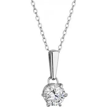 Oblečení a móda Stříbrný náhrdelník MIA 12M00002 moissanite