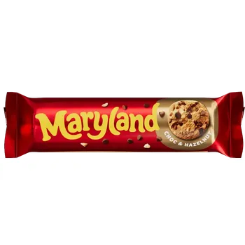 Maryland pšeničné sušenky s čokoládou a oříšky 200 g