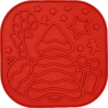 Miska pro psa Vánoční lízací podložka pro psy Fiboo