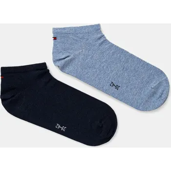 Pánská móda Ponožky Tommy Hilfiger 2-pack 342023001 námořnická modř 59E, vel. 39/42