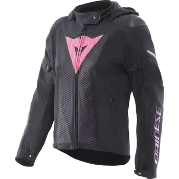 Moto oblečení DAINESE SUPER SPRINT AIR TEX JACKET WMN BLACK/PINK/VIOLA - 54