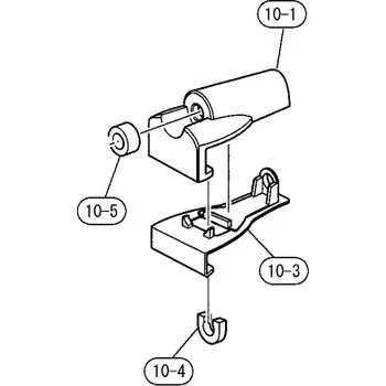 Příslušenství pro bicí nástroj YAMAHA U0052010 Claw Hook