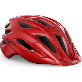 Chránič hlavy MET - helma Crossover Red / Glossy (52-59)