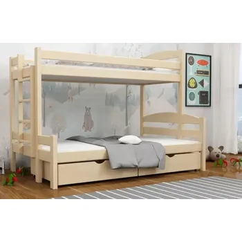 Dětská postel Vomaks Patrová postel s rozšířeným spodním lůžkem PPS 001 - 1231/SUR2 - doprava zdarma - SLEVA 3% s kodem radost25