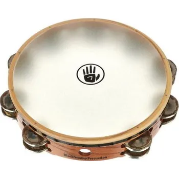 Perkuse BLACK SWAMP TD3S German Silver Tambourine 10"