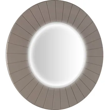 Zrcadlo Sapho Lumiro Strip Kulaté zrcadlo s LED osvětlením v rámu ø 90cm, agila, LR950-4343S