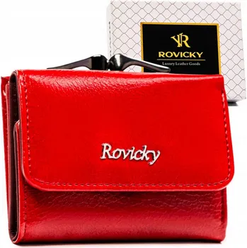 Dámská kožená peněženka červená - Rovicky Lupe červená