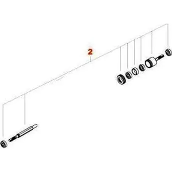 Bicí nástroj TAMA HP90W2 SHAFT+BALL BEARING RIGHT