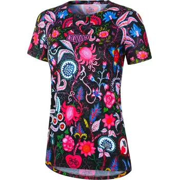 Dámské tričko Sportovní triko CYCOLOGY Secret Garden, dámské, krátký rukáv (Motiv Secret Garden, velikost XXL)