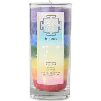 Svíčka Cereus vonná čakrová svíce - duhová 14 cm