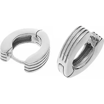 Náušnice Nerezové náušnice 8038 - stříbrné barvy