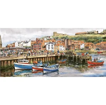 Puzzle Gibsons Panoramatické puzzle Whitby, Yorkshire 636 dílků
