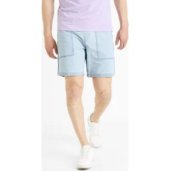 Pánské oblečení Celio Džínové kraťasy Domalobm4 - Pánské Celio bílá 2681206