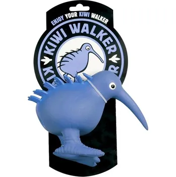 Hračka pro psa Kiwi Walker Latexová hračka pískací Kiwi M 11,5 cm modrá