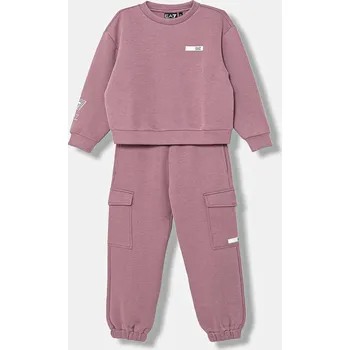 Dětská tepláková souprava EA7 Emporio Armani 7G000161.AF13151 růžová 34X, vel. 176