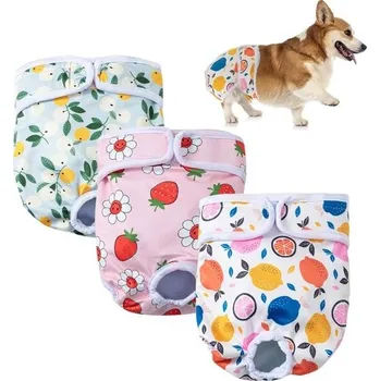 tréninková pomůcka pro psa 3 pratelné plenky pro feny, opakovaně použitelné plenky, vysoce savé kalhotky pro psy, kalhotky na