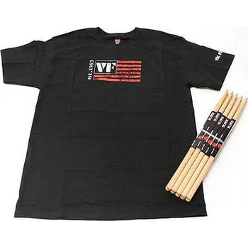 Hudebniny VIC FIRTH Pack 5 x 5A + T-Shirt L