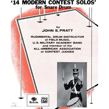 Bicí nástroj 14 MODERN CONTEST SOLOS for Snare Drum