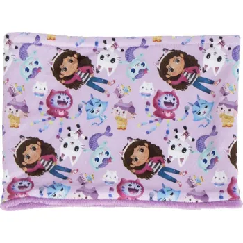 Šátek Dětský multifunkční šátek na krk Gabby's Dollhouse|Gábinin kouzelný domek: Přátelství (24 x 16 cm)