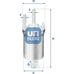 Palivový filtr UFI 31.833.00