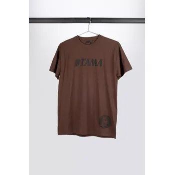 TAMA "Logo" Brown T-Shirt (M)