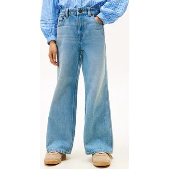 Chlapecké kalhoty Dětské rifle Tommy Hilfiger MABEL WIDE KG0KG08963.128.176.PPY2 modrá 50X, vel. 140