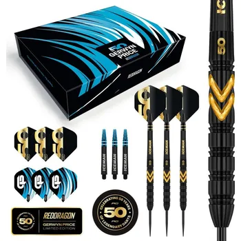 Šipka Šipky steel Red Dragon 50 Years Player Edition Gerwyn Price 23g 90% wolfram