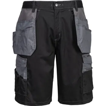 PORTWEST Kraťasy Granite Holster Velikost: M, Barva: černá-šedá