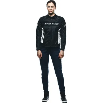 Moto oblečení DAINESE AIR FRAME 3 TEX JACKET WMN # BLACK/WHITE/WHITE - 42