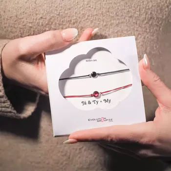 Náramek Já a Ty jsme My - OB34 krystal