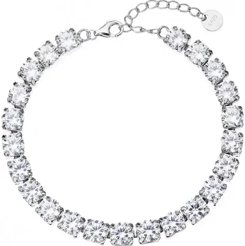 Oblečení a móda Luxusní stříbrný tenisový náramek 13099.1