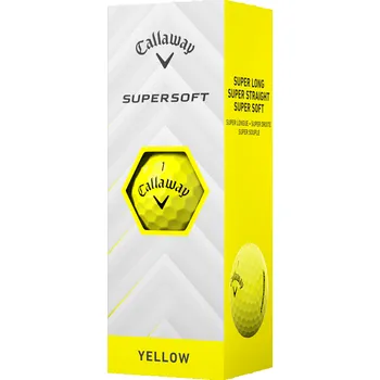 Golfový míček Callaway Supersoft 25 Golf Balls (3pcs), Yellow