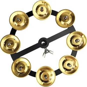 Tamburína GRV THH-8B Hi-Hat Brass Tambourine (8 Jingles)