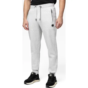 Tepláky PitBull West Coast SMALL LOGO HD - šedé - PWCT_PTHDSMALLL_GREY Velikosti: XL