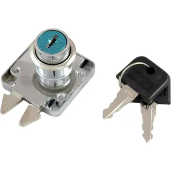 Nábytkové kování DOMINO Nábytkový zámek CL1202 19x22 mm stříbrný