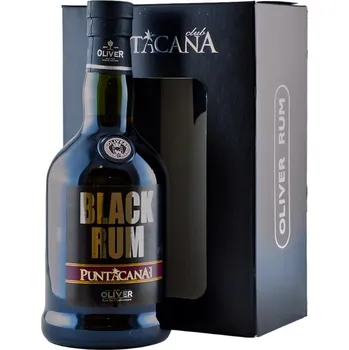 Rum Oliver Rums Puntacana Black Rum 38 % 0,7 l karton