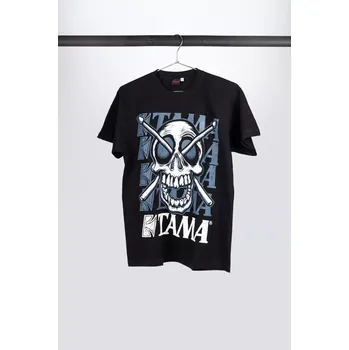 TAMA "Jolly Roger" Black T-Shirt (XXL)