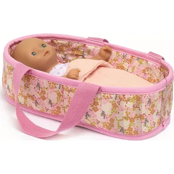 Panenka DJECO Pomea malé miminko v košíku Barbara 20 cm