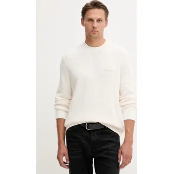 Pánský svetr Bavlněný svetr Tommy Jeans DM0DM22098 béžová 01X, vel. XXL